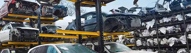 cantilever porta auto, scaffali per autodemolitori
