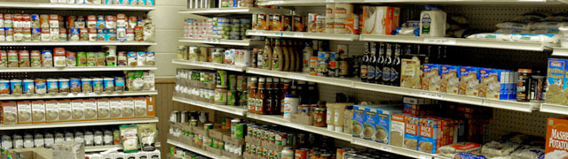 scaffali per negozi alimetari e supermercati